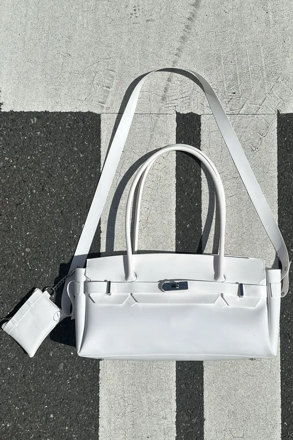 [카드지갑 증정] JELLY TWO-WAY BAG IN WHITE