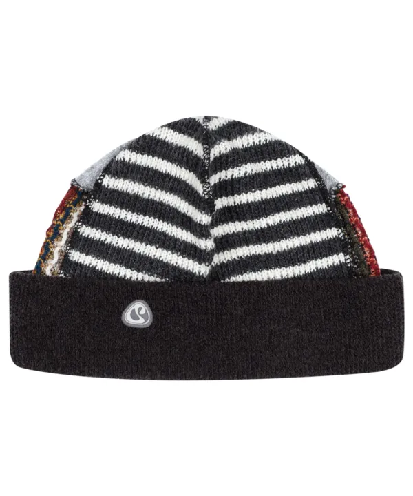 PATCHWORK BEANIE BROWN