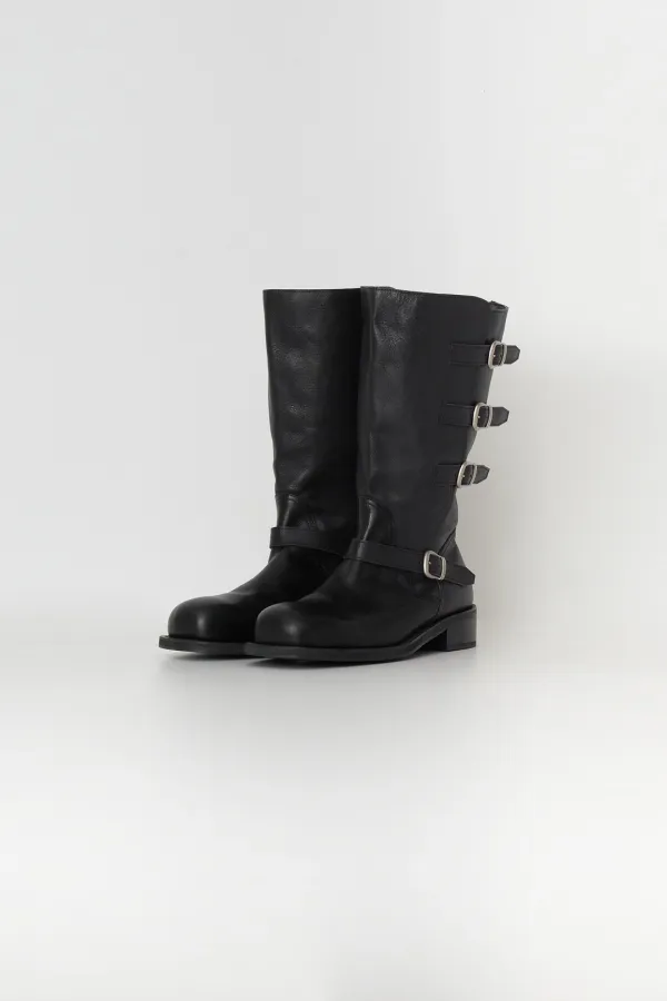 Buffalo Buckle Boots (black)