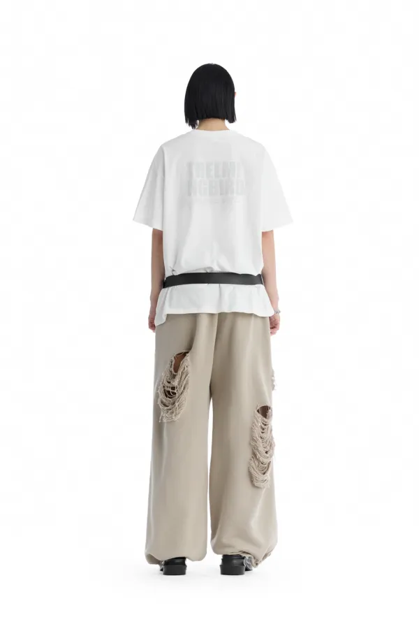 Oversized Graphic T-Shirts [ White ]