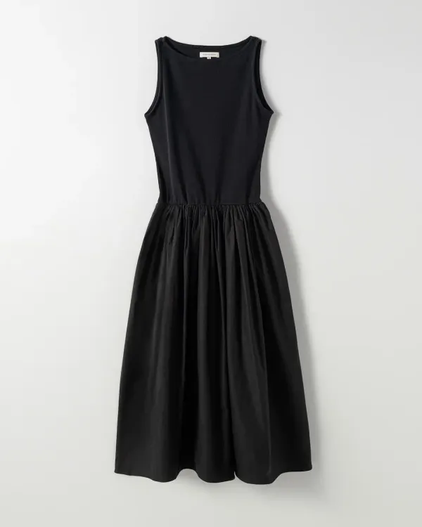 Tia Shirring Maxi Dress