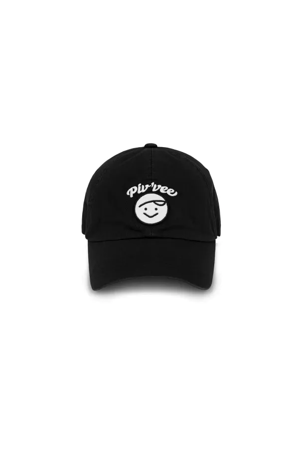 [2차] Calivee Applique Ball Cap (ebony black)