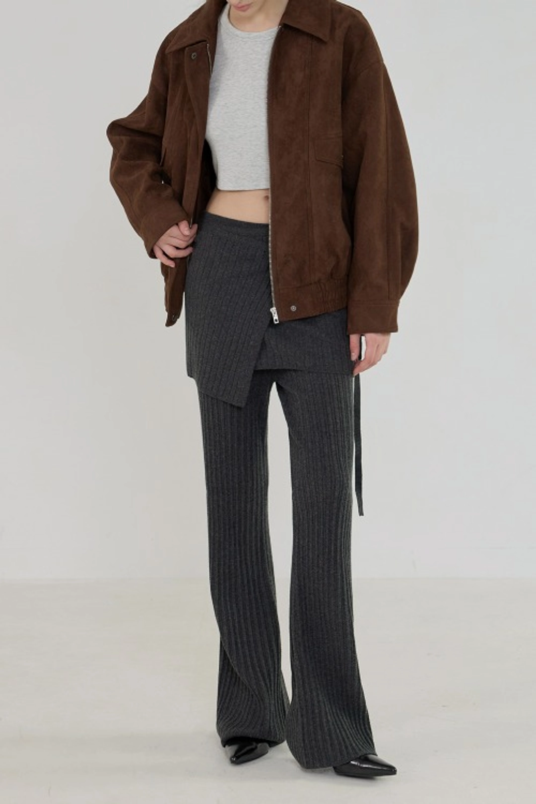 퀸스래빗 Ivy Softline Rib Knit Pants 상품 이미지 2