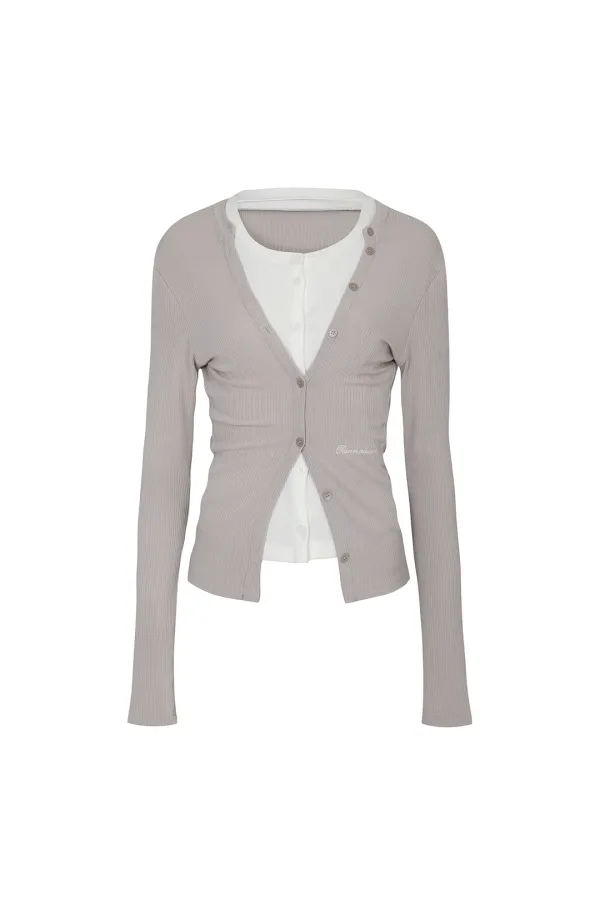 SECRET 2WAY CARDIGAN (SS ver.) beige
