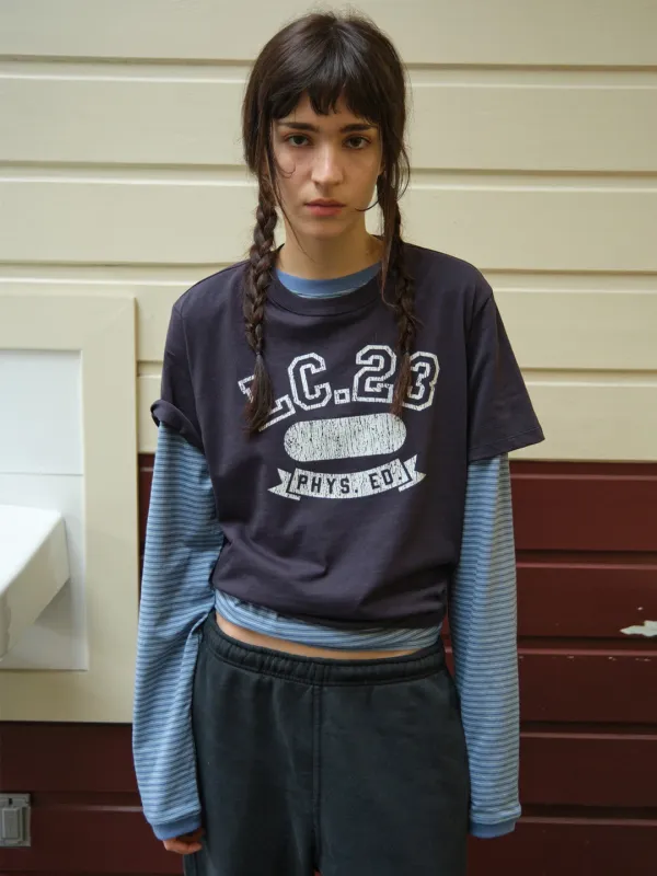 Lc 23 Tee_Charcoal Navy