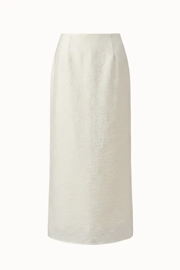 [8차 리오더]Linkle Sheer H-Line Maxi Skirt[LMBFSPSK413]-Cream[Cream M사이즈 5/29 예약배송]
