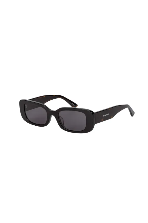 Classic Rectangle Sunglasses [ Brown ]