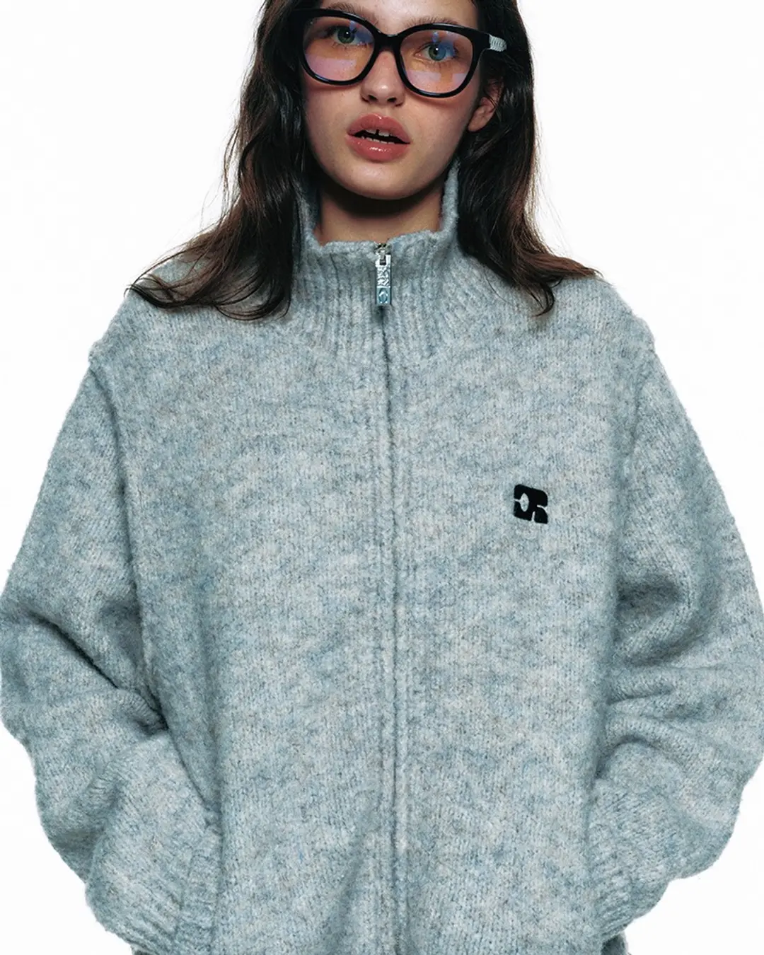 센토르 CENTAUR CALMING KNIT ZIP-UP_GREY - CENTAUR.KR 상품 이미지 1