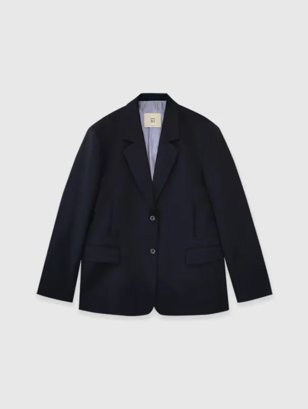 [28th 재입고] Summer Wool Pocket Jacket (Midnight Navy)