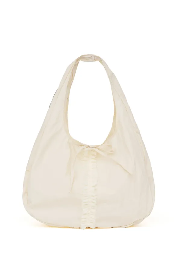 [8차 재입고] [X MA JOURNÉE] 프릴 호보 백 frill hobo bag (vanilla)