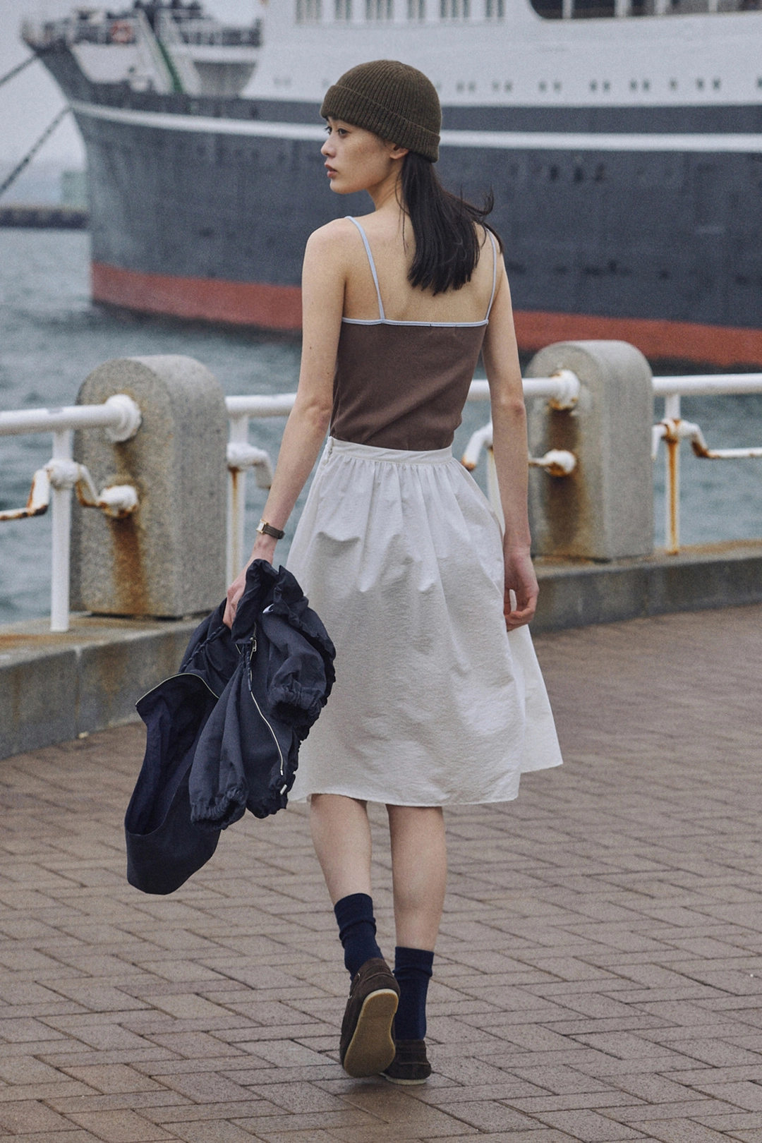 세이지먼트 JORDAN FLARE HALF SKIRT_IVORY 상품 이미지 2