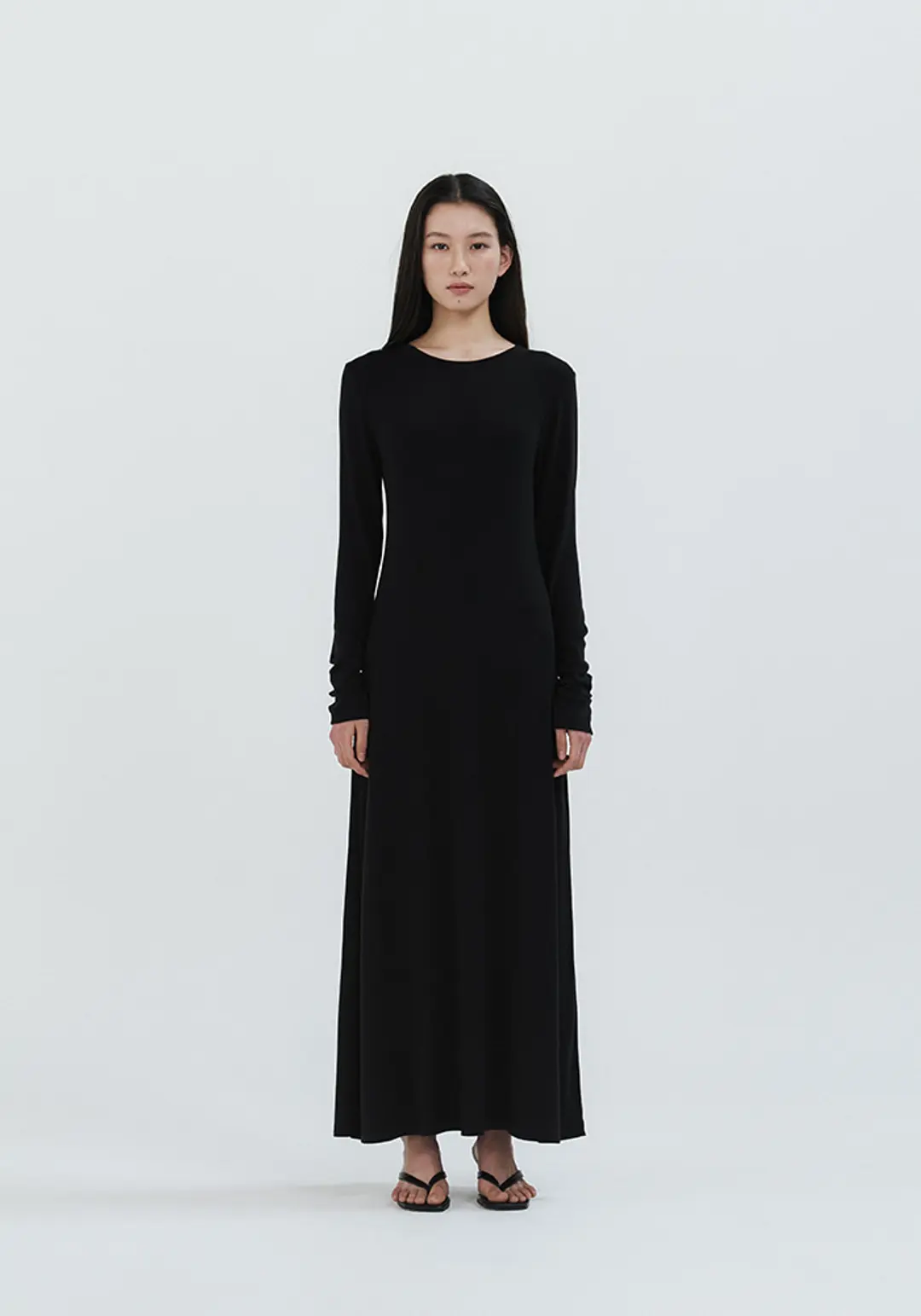 이브세이지 Jersey Maxi dress (Black) 상품 이미지 2