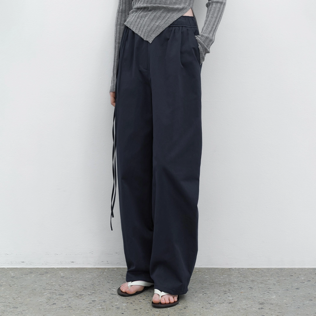 아뜰리에 나인 (PT-5748)WIDE SHIRRING VOLUME PANTS 상품 이미지 1