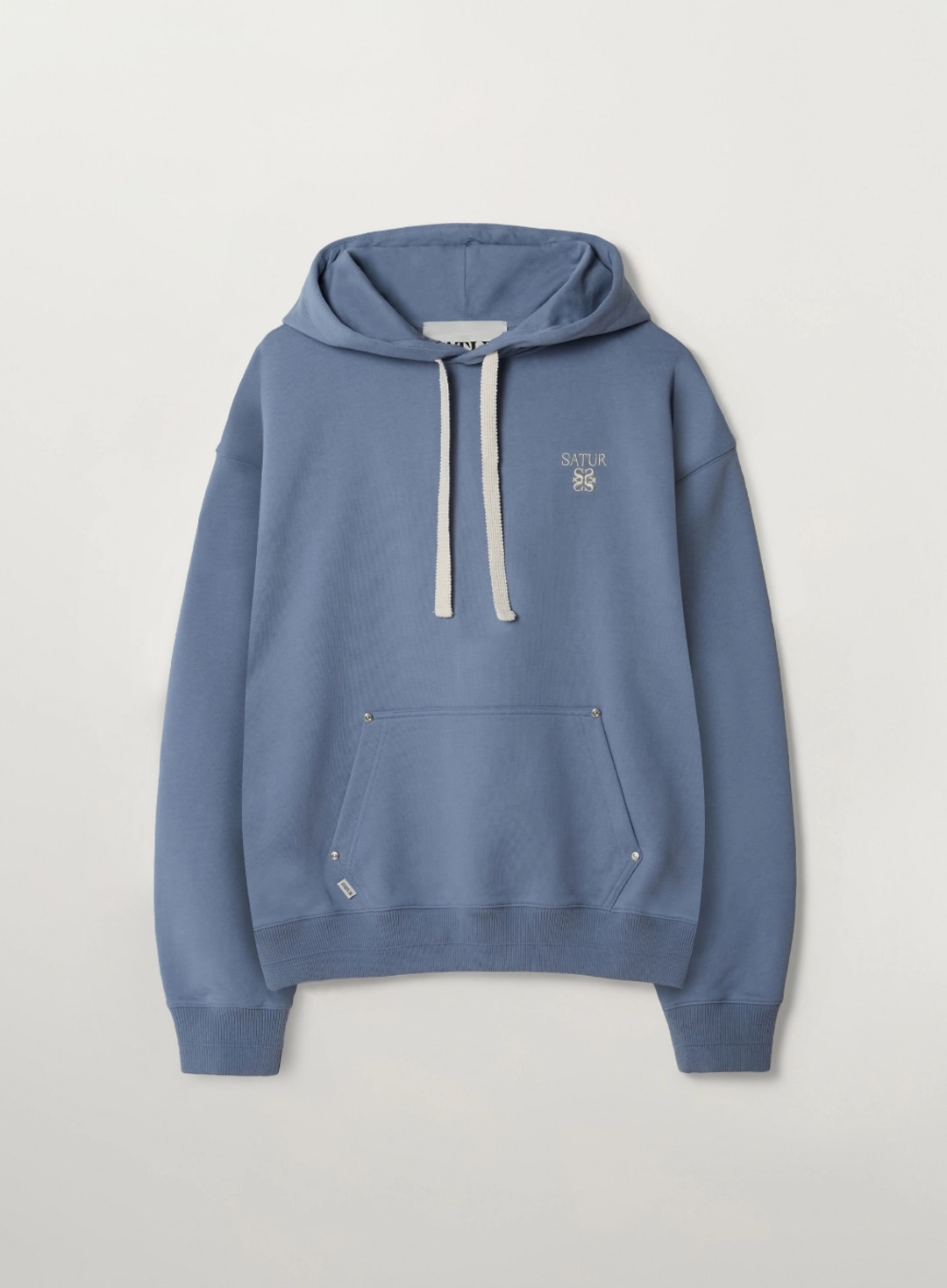 세터 [신예은 Pick] Loren Small Logo Rivet Hoodie - Blue 상품 이미지 1