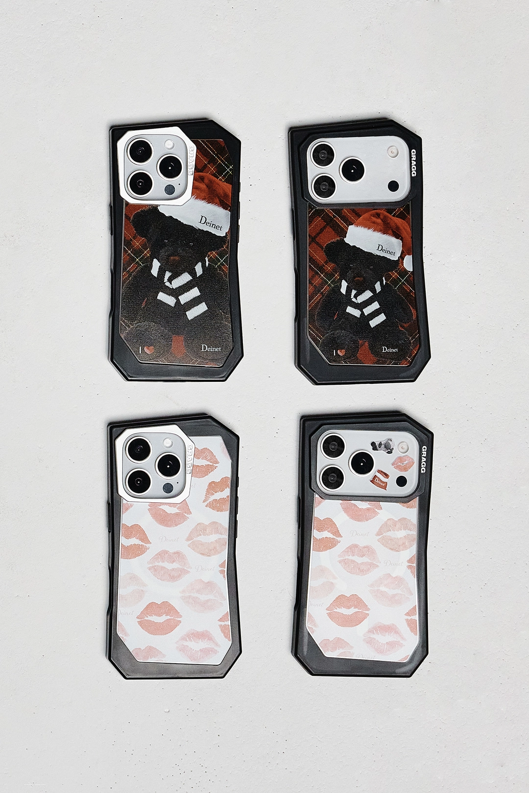 다이닛 [DEINET X GRAGG] MAGSAFE LANDING CORNER CASE - SANTA BEAR IN 17 상품 이미지 2