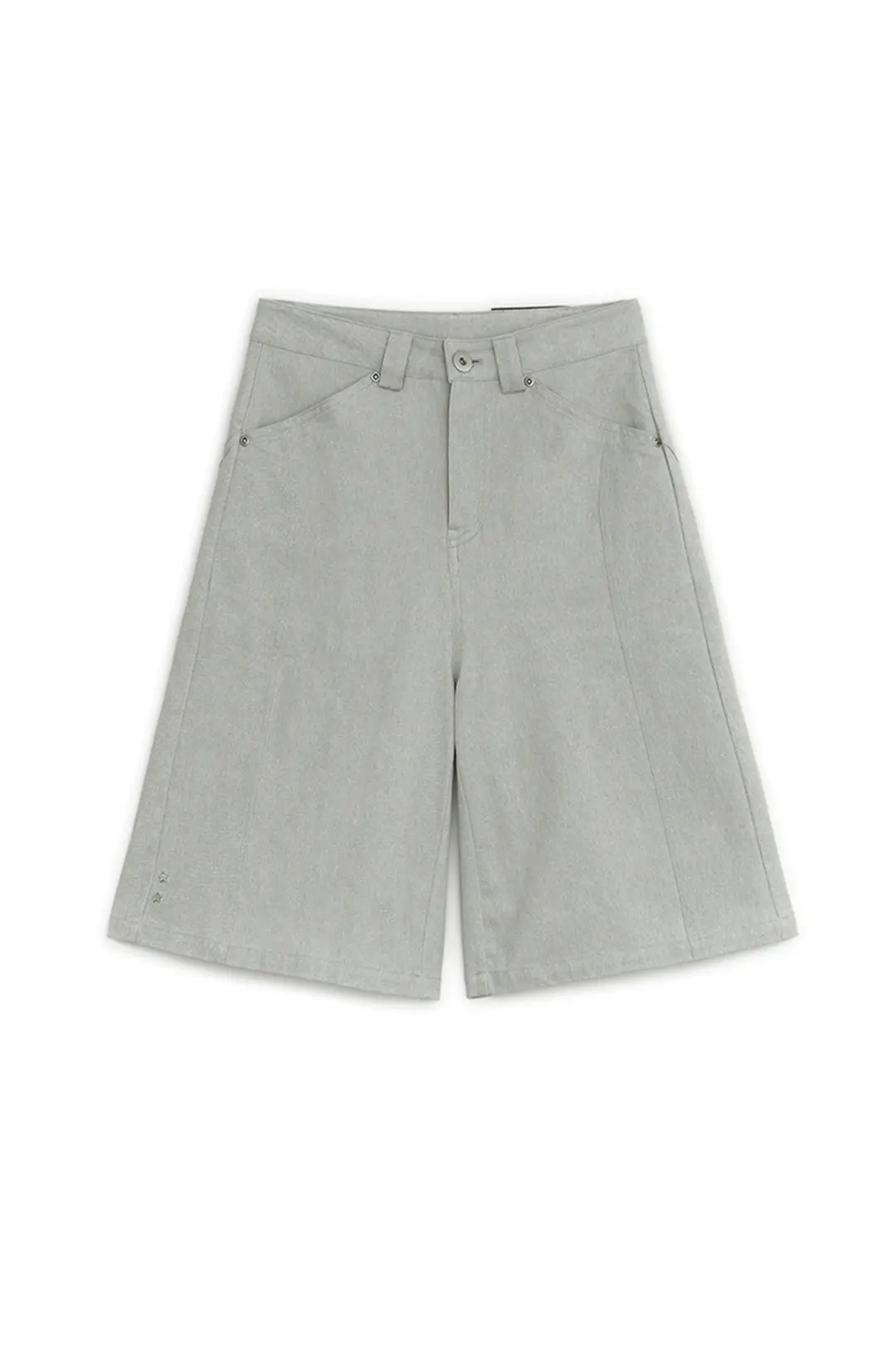 허그유어스킨 Angel wing bermuda pants (Gray) 상품 이미지 1