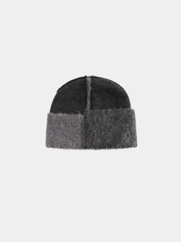 REVERSIBLE BEANIE GREY