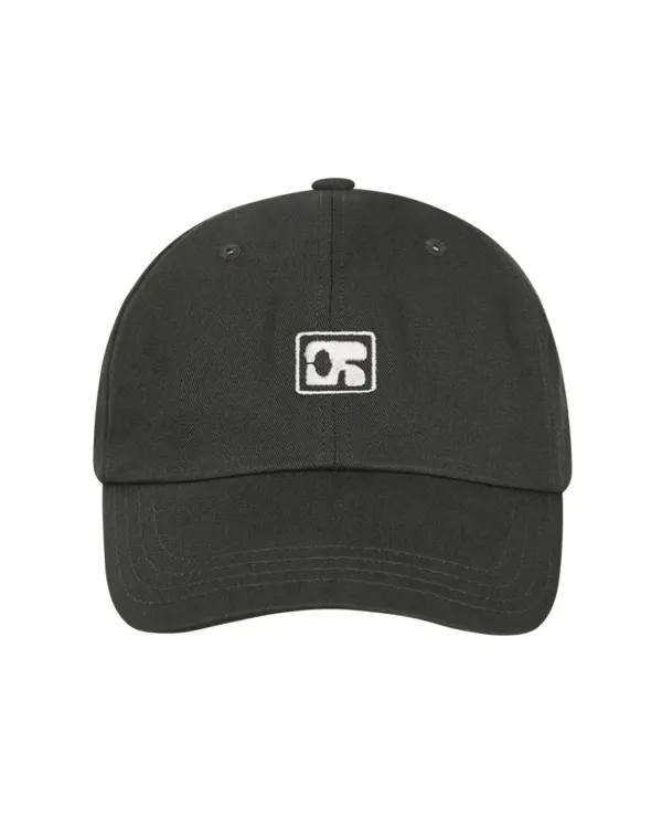 CENTAUR BOX EMBLEM BALL CAP_CHARCOAL