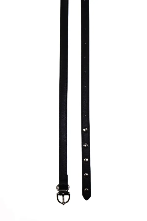 LONG STRAP BELT - BLACK