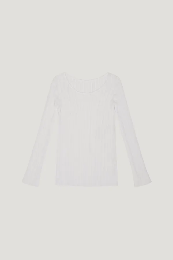 Velin Long Knit (white)