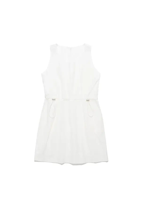 Layered String One-Piece	 White