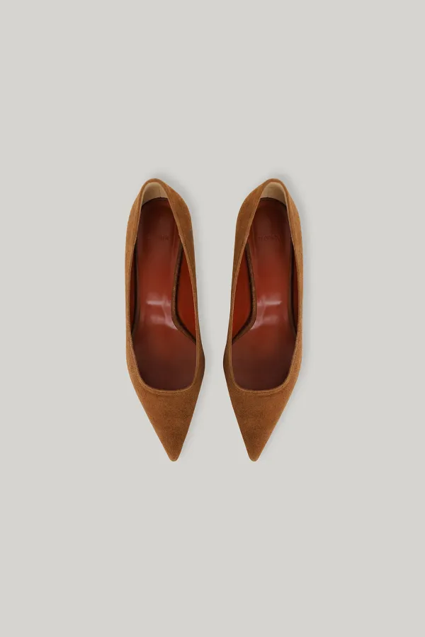 Morris Suede Stiletto Kitten Heel