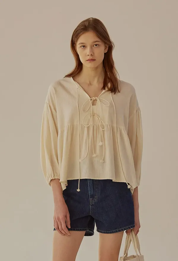 NORDIC STRAP BLOUSE