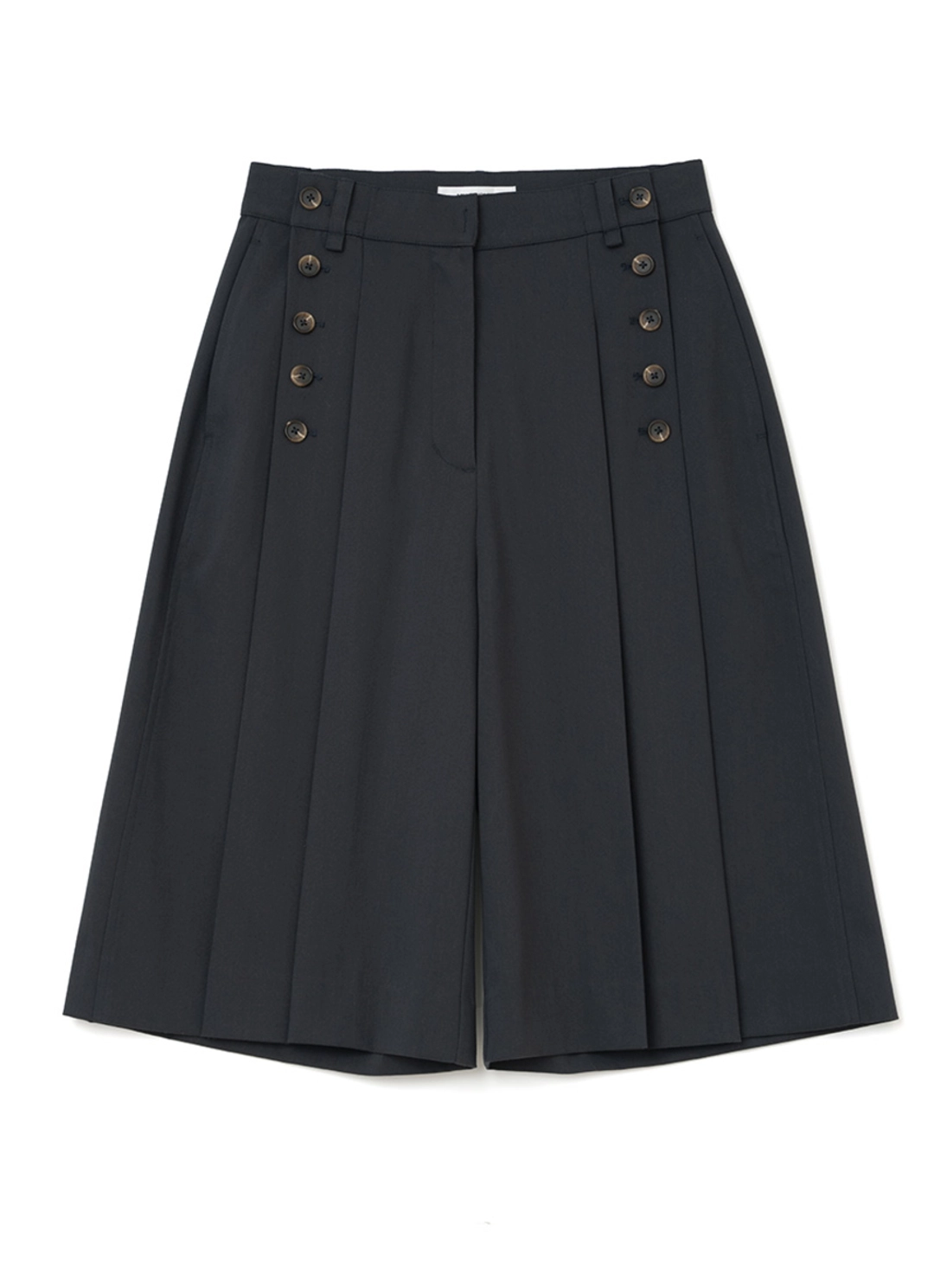 밀로 우먼 Wide Tuck Culotte Pants [Deep Navy] 상품 이미지 1