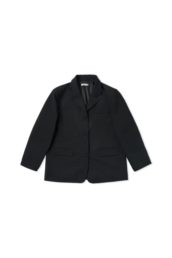 Row classic jacket_charcoal