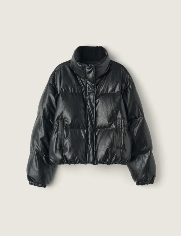 Nuit Leather Goose-down (Black)