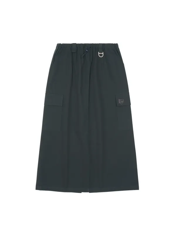 ALL-DAY CARGO SKIRT_CHARCOAL