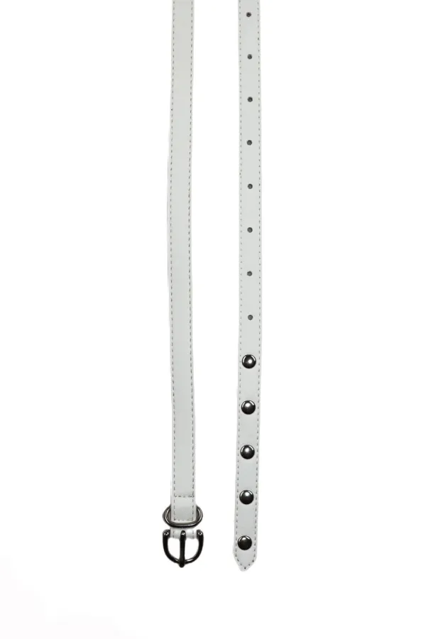 LONG STRAP BELT - WHITE
