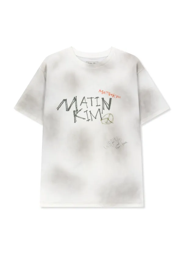 VINTAGE GRAFFITI LOGO TOP IN WHITE