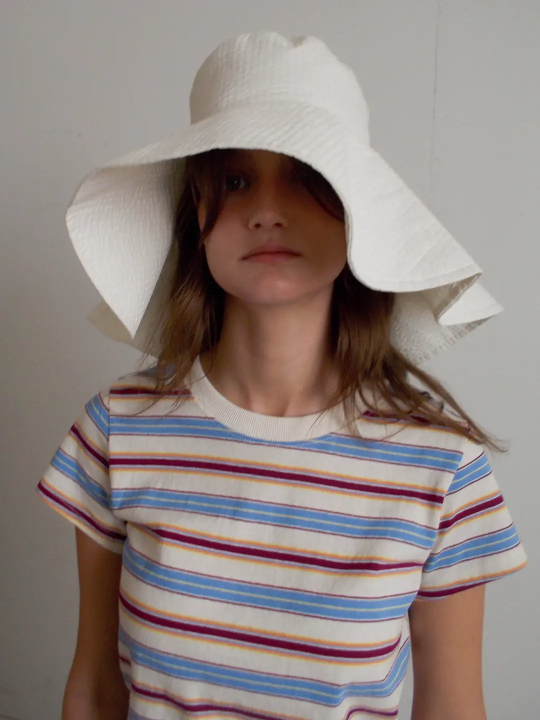쏘이르 WIDE BUCKET HAT - CREAM 상품 이미지 2