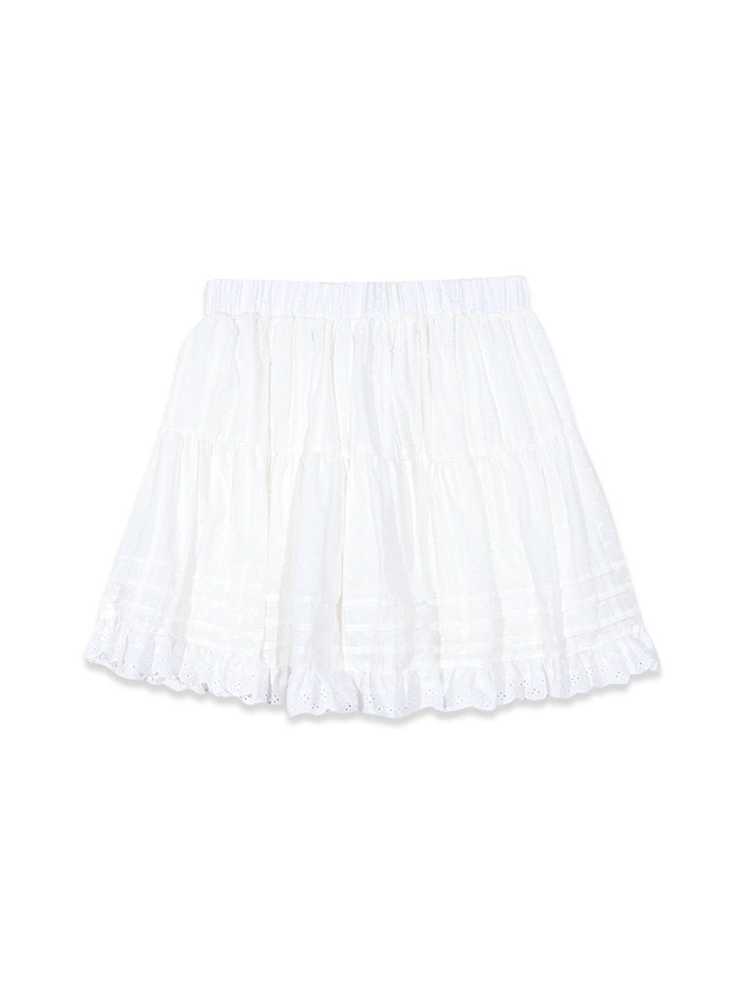 마가린핑거스 PIN TUCK CANCAN SKIRT (WHITE) 상품 이미지 1