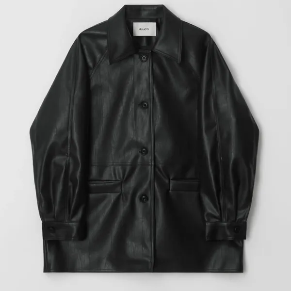 Vera Leather Half Coat_3Color