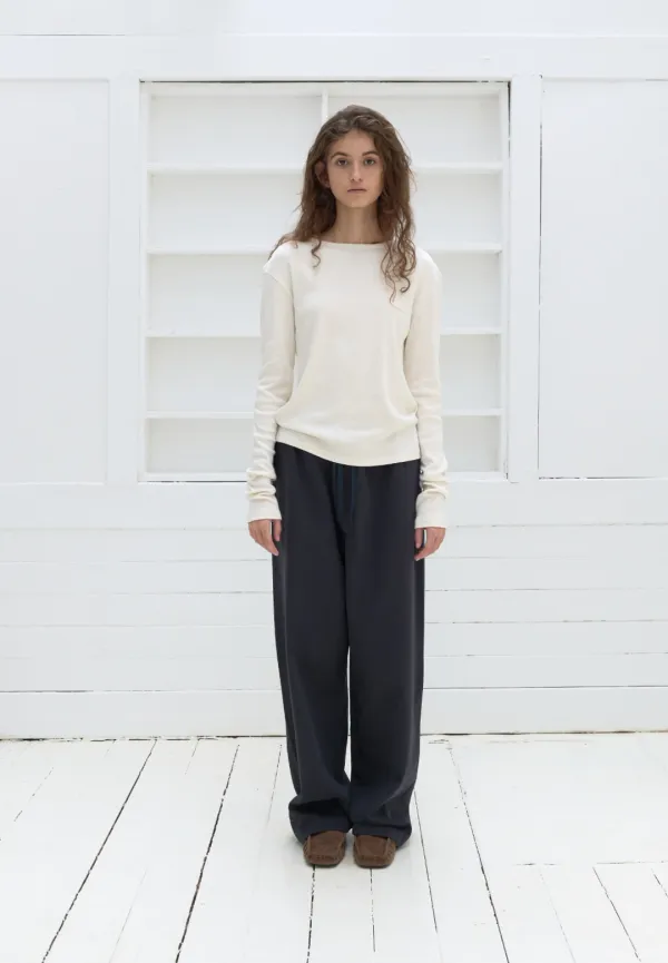 Essential cotton long sleeve (cream)