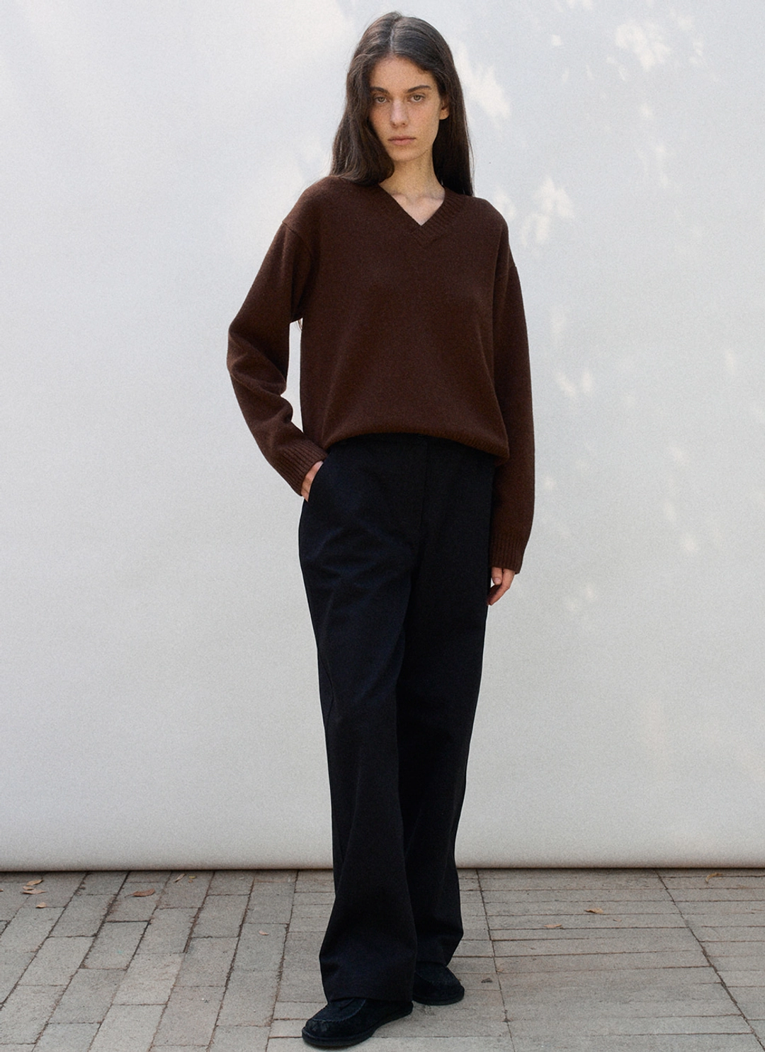 르닐 Theo Cotton Chino Pants(Black) 상품 이미지 2
