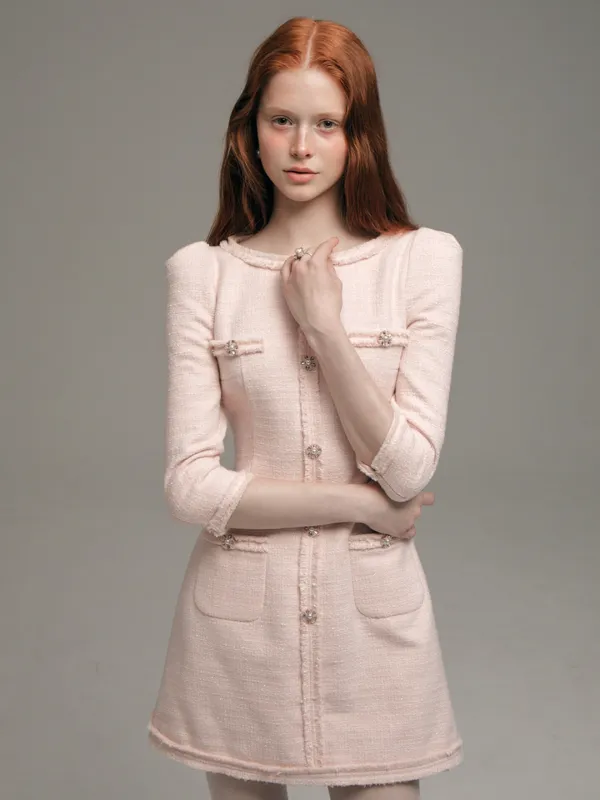 Bibi Tweed Dress(2color)