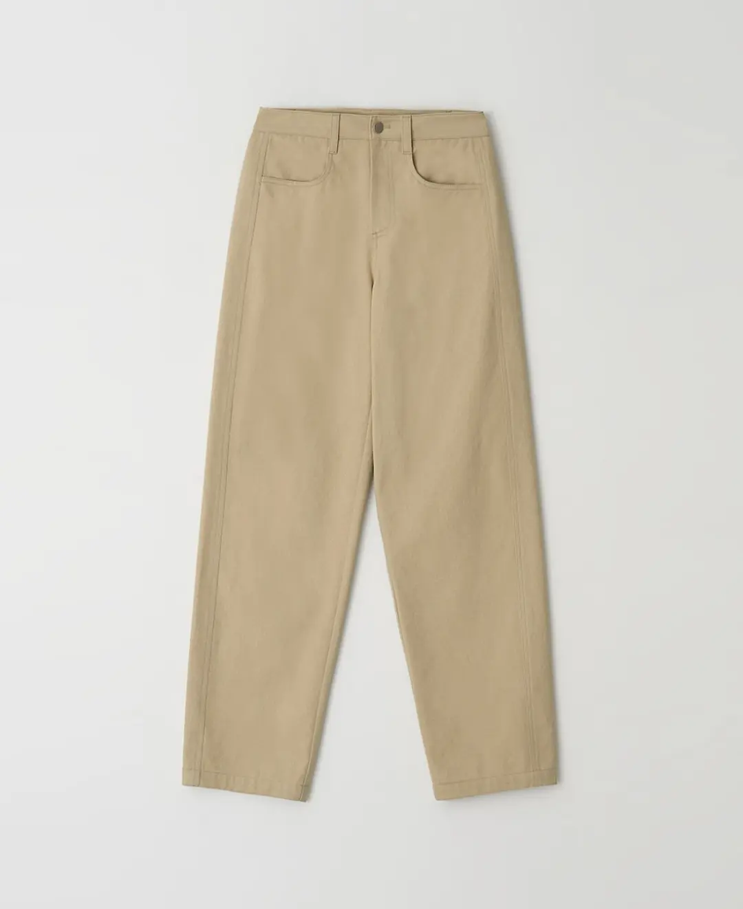 스텝어라운드 Pigment washing panel pants_BEIGE 상품 이미지 3
