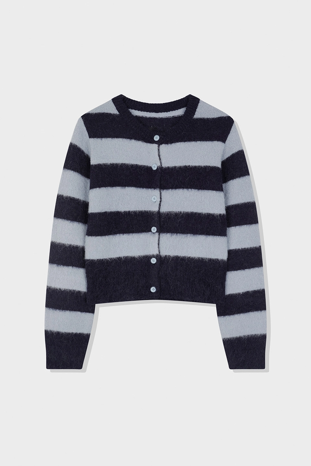 브렌다 브렌든 two tone cardigan - sky navy 상품 이미지 1