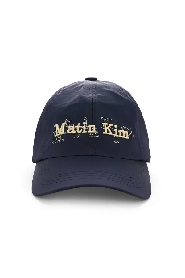 OVERLAY LOGO BALL CAP IN NAVY