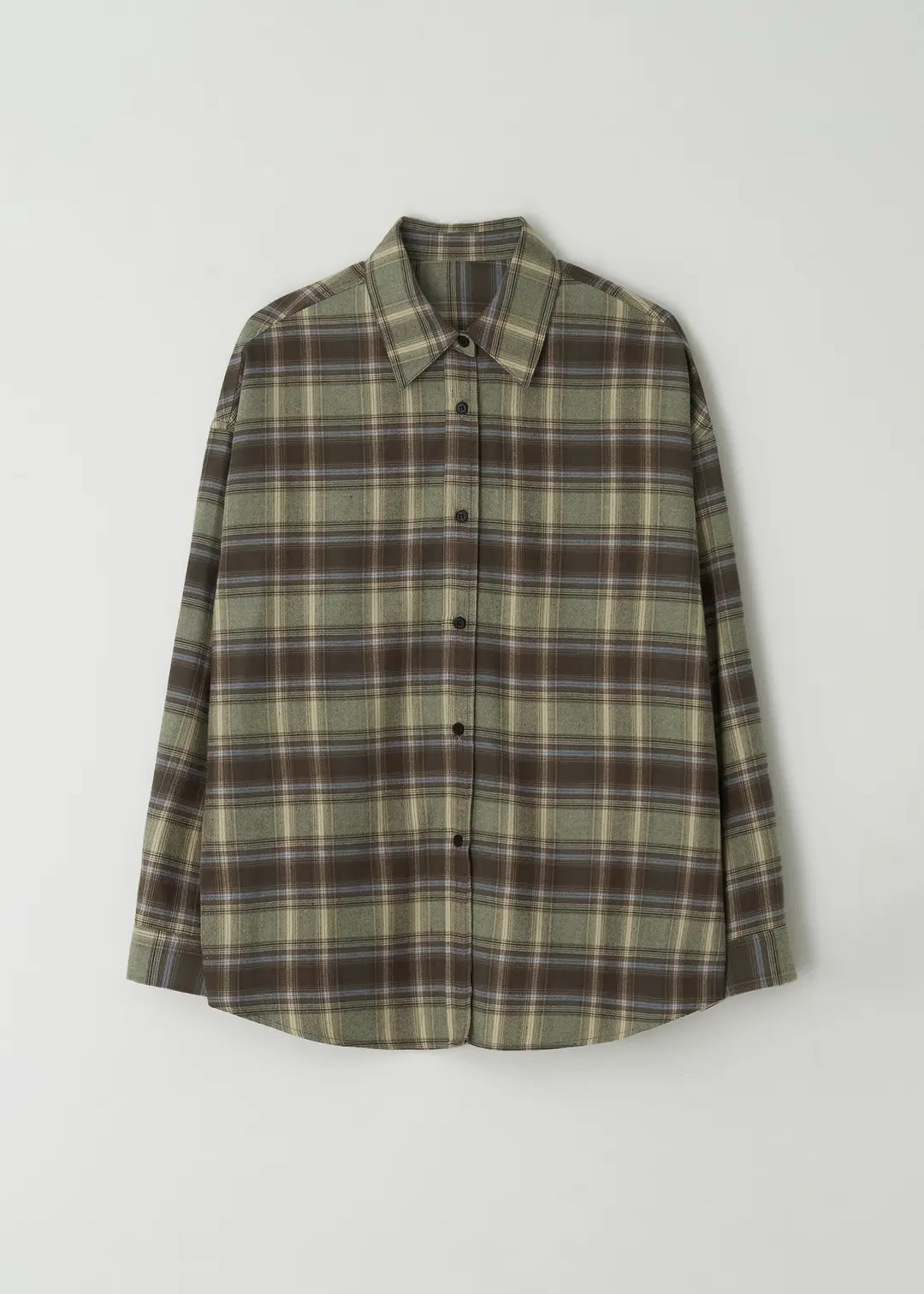 더라이 Overfit Check Shirt(Brown) 상품 이미지 1