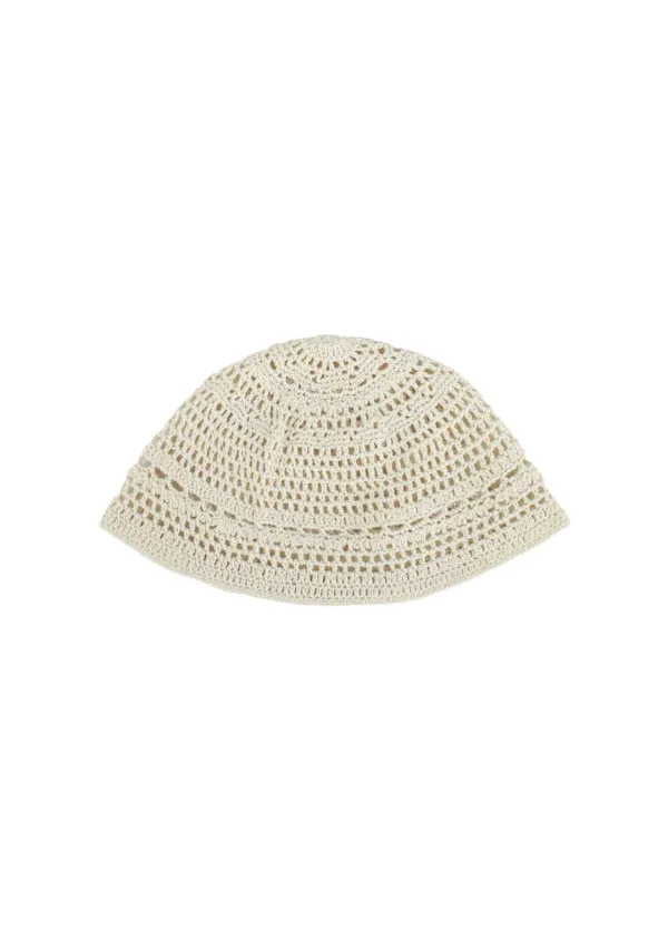 Crochet Beanie, Beige