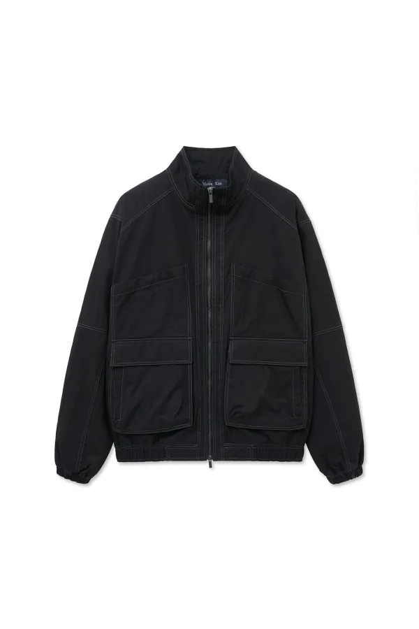 UTILITY BOMBER JUMPER FOR MEN IN BLACK
