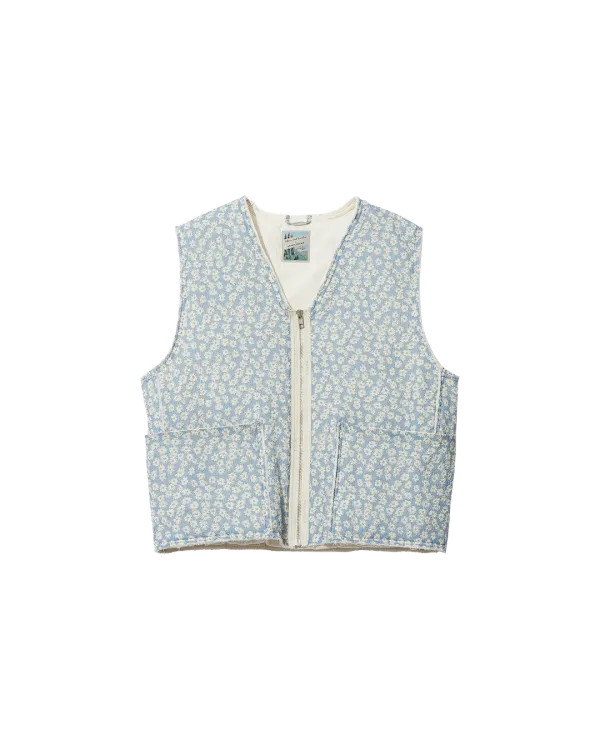 pym flower vest (blue)