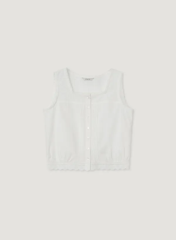 HYLLI VINTAGE SLEEVELESS_IVORY