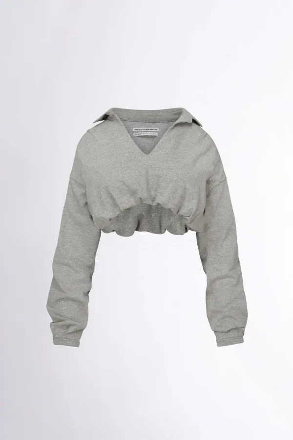 Good Girl Sweatshirt Melange Gray