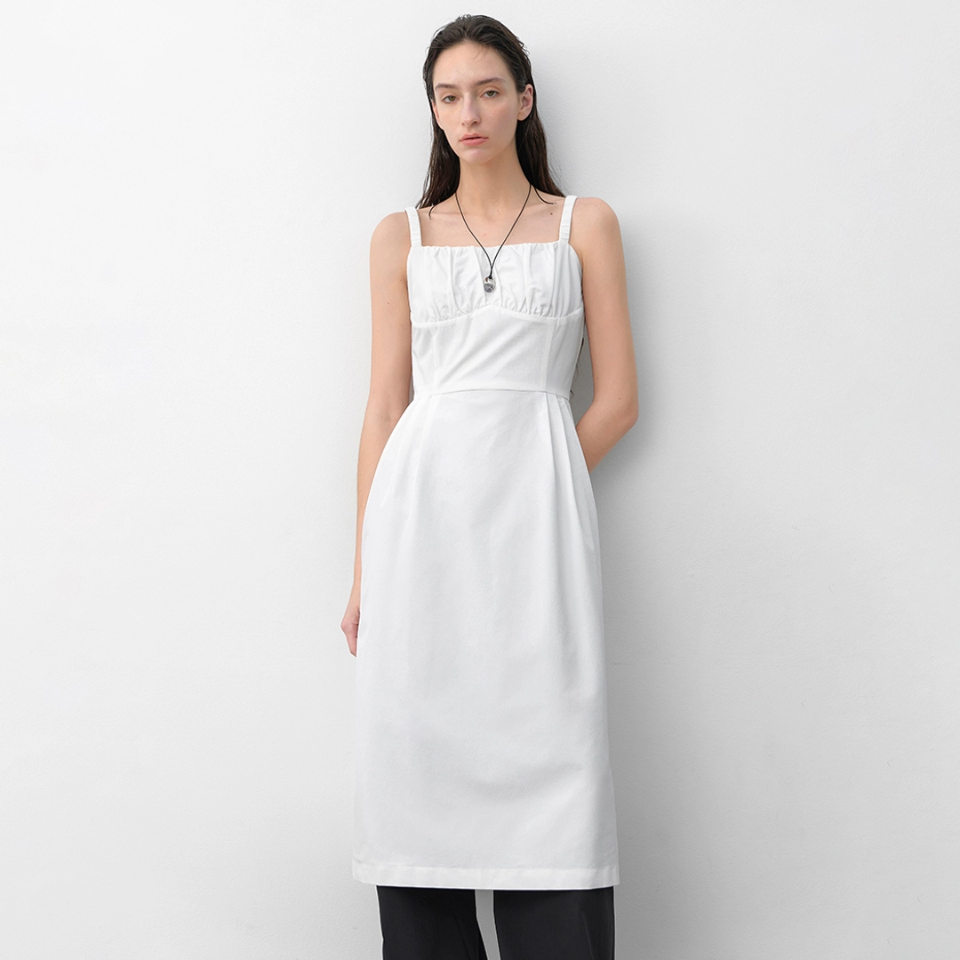 아뜰리에 나인 (OP-6272)ISLA SHIRRING TUCK DRESS 상품 이미지 1