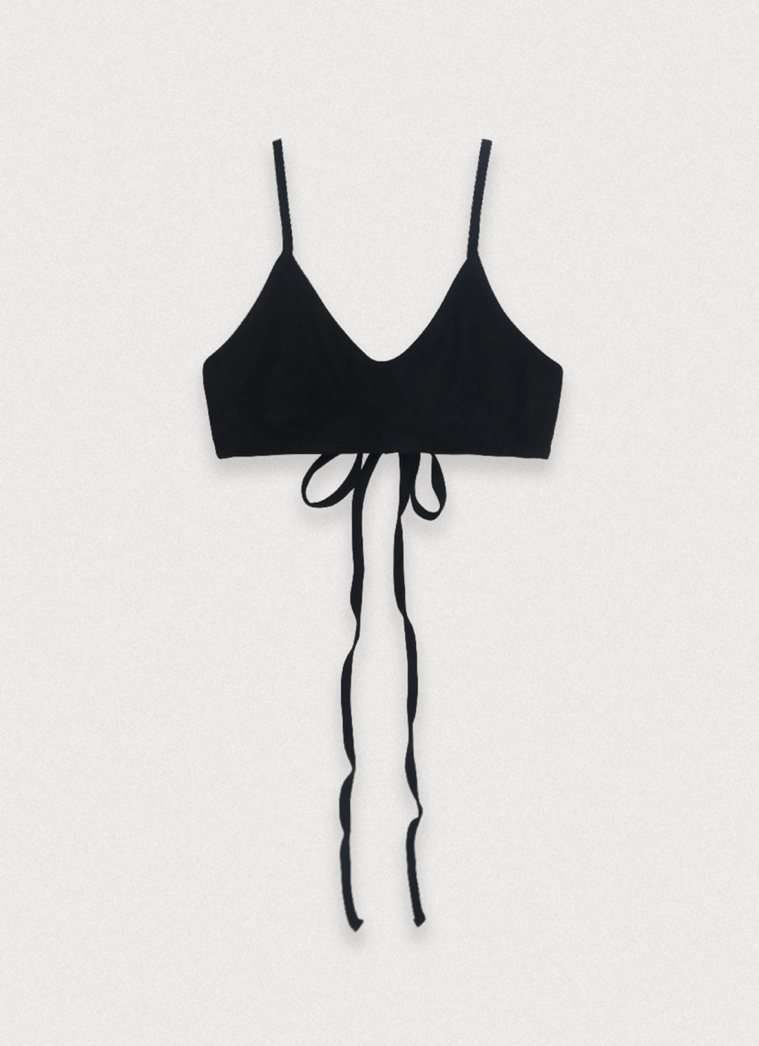 포에토 LIGHT BRALETTE TEE - BLACK 상품 이미지 1